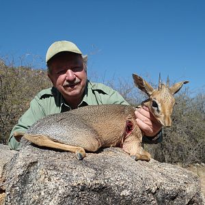 Damara Dik-Dik hunted with Ozondjahe Hunting Safaris in Namibia