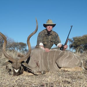 Greater Kudu hunted with Ozondjahe Hunting Safaris in Namibia