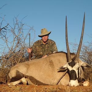 Gemsbok hunted with Ozondjahe Hunting Safaris in Namibia