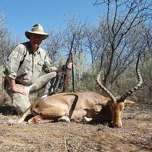 Impala hunted with Ozondjahe Hunting Safaris in Namibia