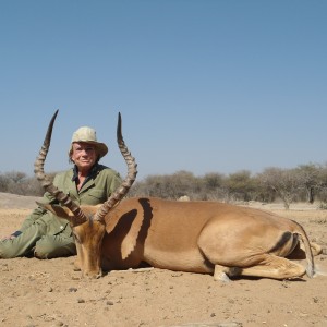 Impala hunted with Ozondjahe Hunting Safaris in Namibia