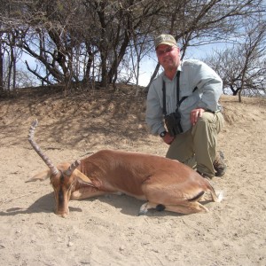 Impala hunted with Ozondjahe Hunting Safaris in Namibia