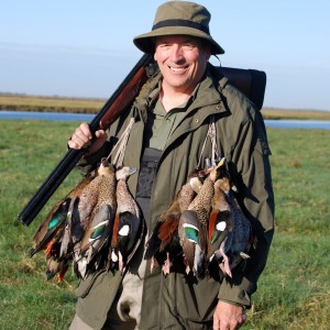 A good morning hunting ducks in Argentina