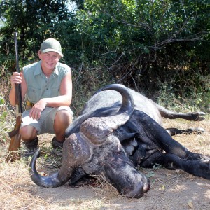 Hunter's first buffalo