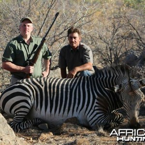 Hartmann's Zebra hunted at Westfalen Hunting Safaris Namibia