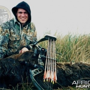 Argentina - La Pampa - wild boar at Poitahue Hunting Ranch