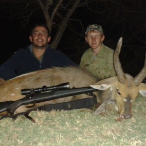 15" bushbuck shot by a client