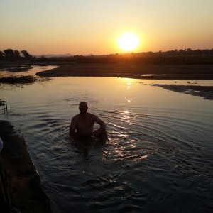 Nothing Like Cooling Down after a long day of hunting