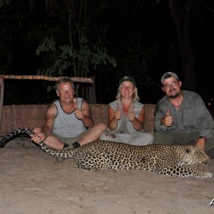 Hunting in the Selous Leopard