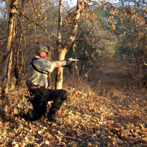 practice handgun shooting