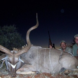 Kudu hunted with Hartzview Hunting Safaris