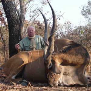 Eland Derby hunted in CAR with Safaria