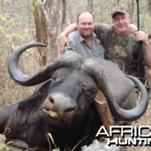 My first buffalo taken in the Selous Tanzania