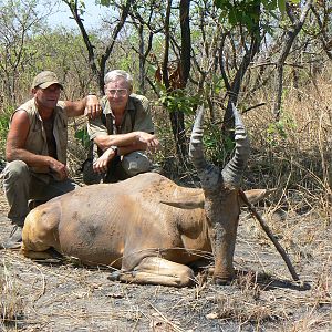 Lelwel hartebeest hunted in Central African Republic