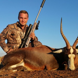 Charl Kemp with 18 1/2" Blesbok