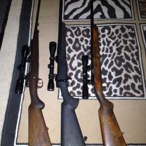 My guns. Mausers and how 375