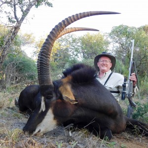 Sable, while hunting with Bertus Garhardt at Dumukwa Safaris in April 2016.