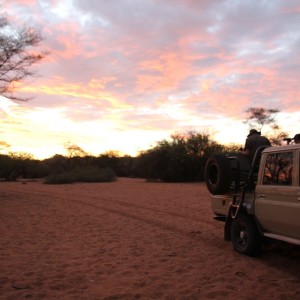 Sunset in Namibia