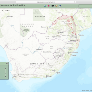 Nyala Distribution Map South Africa