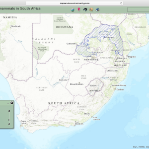 Sable Distribution Map South Africa