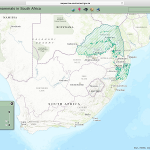 Waterbuck Distribution Map South Africa