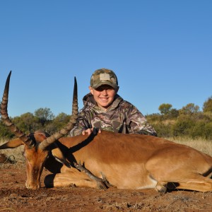 Wyatt's first African Animal!