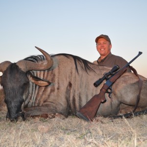 Blue Wildebeest (A.K.A. wife's rug) with White Lion Safaris.