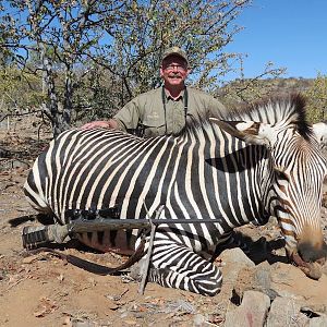 Hunting Hartmann Mountain Zebra Namibia