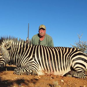 Hunting Hartmann Mountain Zebra Namibia