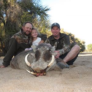 Hunting Warthog in Namibia