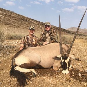 Hunting Oryx Namibia