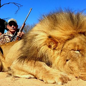 Hunting Lion South Africa