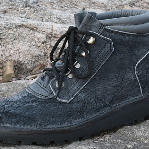 Courteney Boot "The Hippo Safari" in Grey Suede