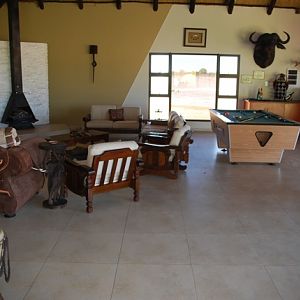 Our Namibian Accommodation Entertainment Area