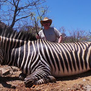 Hartmann's Mountain Zebra Hunt Namibia