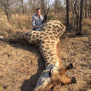 Hunting Giraffe in Zimbabwe