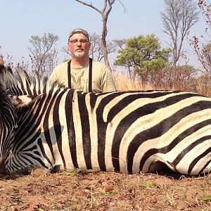 Zebra Hunt in Zimbabwe