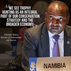 Trophy Hunting Integral Part Of Conservation