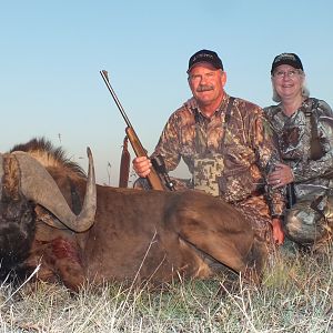 Hunt Black WIldebeest South Africa