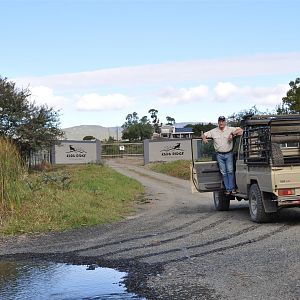 Front Gate of Kudu Ridge Lodge