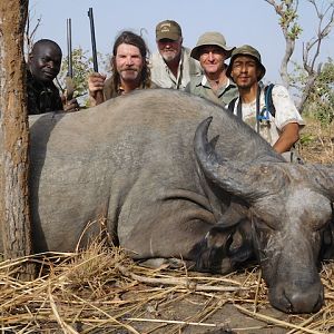 Hunting West African Savanna Buffalo Burkina Faso