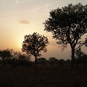 Sunset over Konkombri Benin