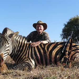 Hunt Zebra in South Africa