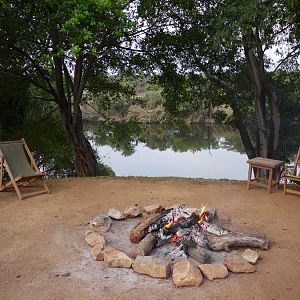 Zambia Accommodation Hunting Fireplace