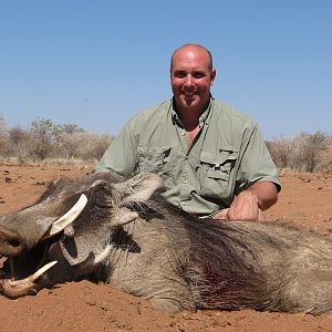 Hunt Warthog Namibia