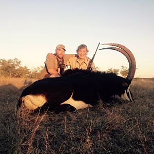 Hunt Sable Antelope Zimbabwe