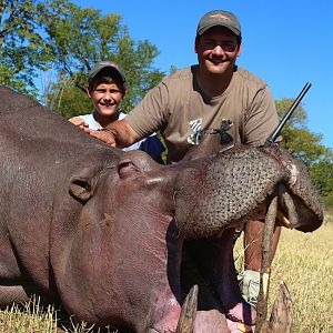 Hippo Hunt In Zimbabwe