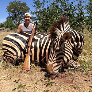 Hunt Zebra in Zimbabwe