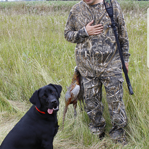 Pheasant hunt with the best friend