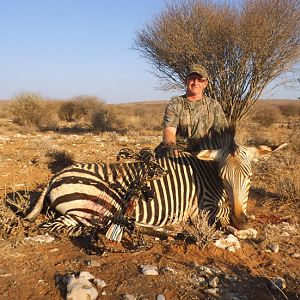 Hartmann's Mountain Zebra Namibia Bow Hunt